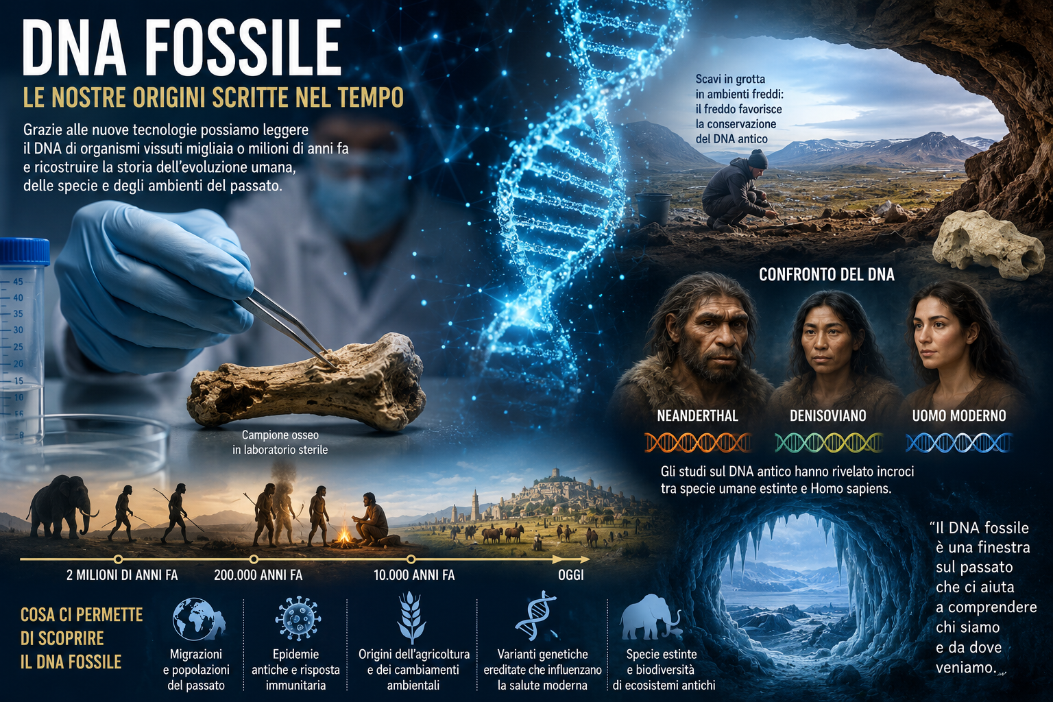 DNA fossile: la macchina del tempo della biologia