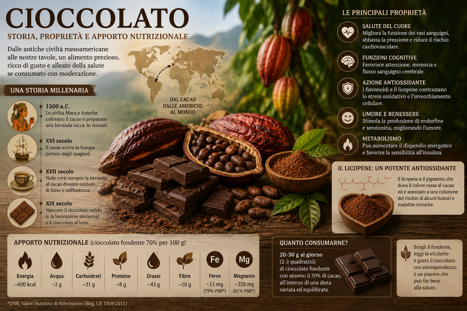 Cioccolato: dalla bevanda degli dèi a prezioso alleato della salute