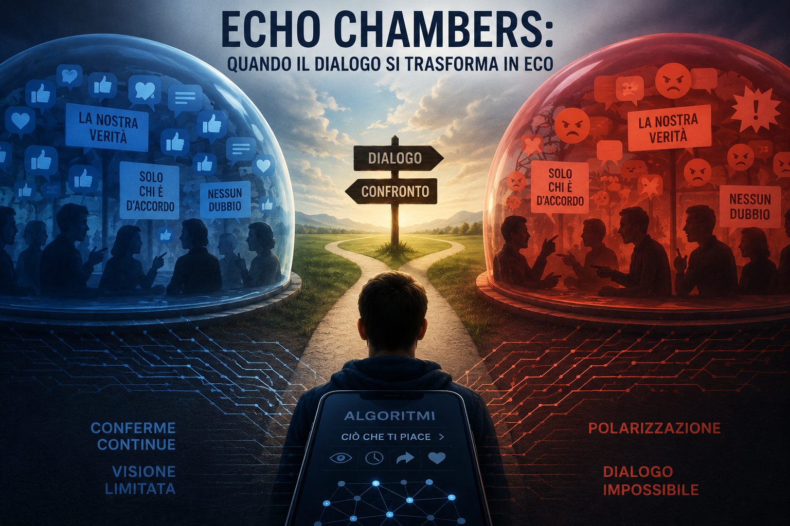 Echo chambers: quando il dialogo si trasforma in eco