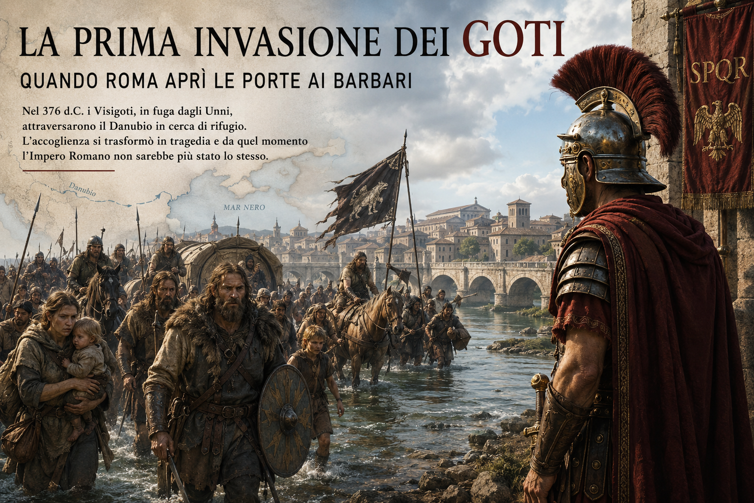 La prima invasione dei Goti: quando Roma aprì le porte ai barbari