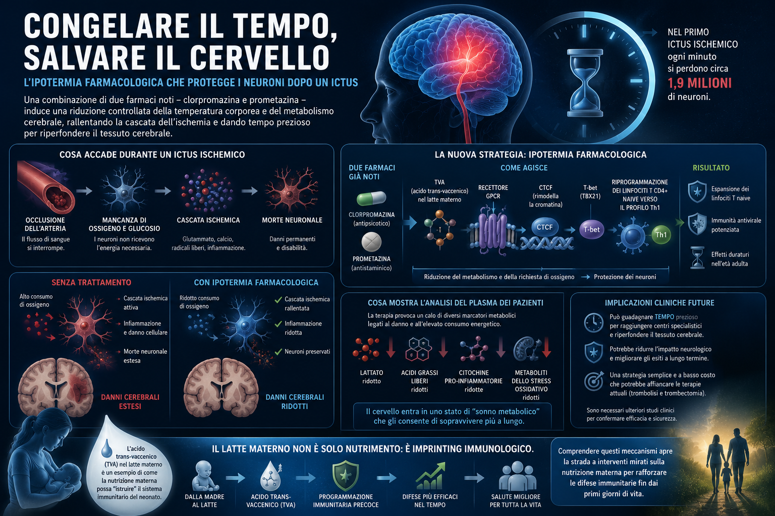 Congelare il cervello per salvare i neuroni: la nuova frontiera dell’ipotermia farmacologica nell’ictus
